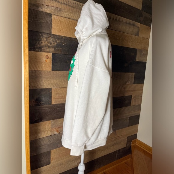 Santa Betty Boop Christmas Wreath Women Plus Size 1X Hoodie - Picture 2 of 7